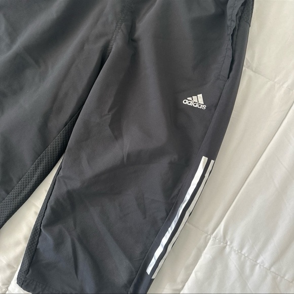 Long Fit Adidas Climacool Black Shorts - Picture 2 of 5